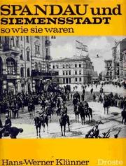 Spandau und Siemensstadt, so wie sie waren by Hans-Werner Klünner