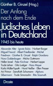 Cover of: Der Anfang nach dem Ende by Günther B. Ginzel (Hrsg.).