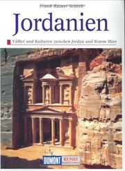 Cover of: Jordanien. Kunst- Reiseführer. Völker und Kulturen zwischen Jordan und Rotem Meer.
