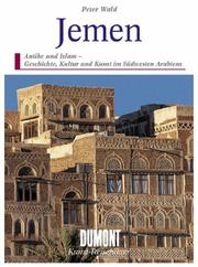 Cover of: Der Jemen. Kunst - Reiseführer.