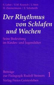 Cover of: Der Rhythmus von Schlafen und Wachen: seine Bedeutung im Kindes- und Jugendalter