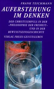 Auferstehung im Denken by Teichmann, Frank.