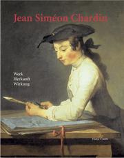 Cover of: Jean Siméon Chardin, 1699-1779 by Jean Baptiste Siméon Chardin