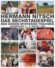 Cover of: Hermann Nitsch: das Sechstagespiel des Orgien Mysterien Theaters 1998