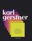 Cover of: Karl Gerstner