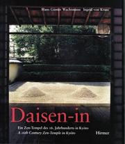 Cover of: Daisen-in a 16th Century Zen-Temple in KyoTo by Ingrid Von Kruse, Hans Gunter Wachtmann