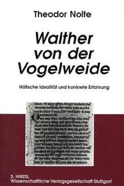 Cover of: Walther von der Vogelweide by Theodor Nolte