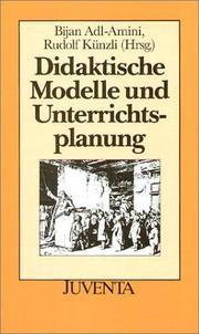 Cover of: Didaktische Modelle und Unterrichtsplanung