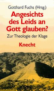 Front cover of Angesichts des Leids an Gott glauben? by Unknown