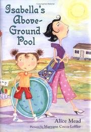 Cover of: Isabella's above-ground pool