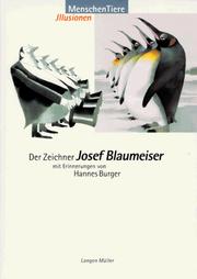 Cover of: Menschen, Tiere, Illusionen: der Zeichner Josef Blaumeiser
