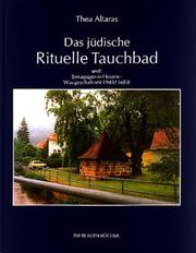 Cover of: Das jüdische rituelle Tauchbad by Thea Altaras