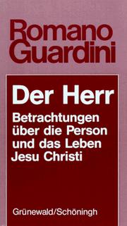 Cover of: Der Herr by Romano Guardini