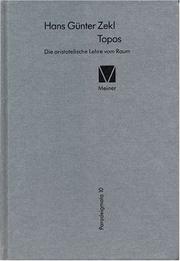 Cover of: Topos: die aristotelische Lehre vom Raum : eine Interpretation von Physik, [Delta] 1-5