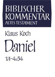 Cover of: Daniel by Koch, Klaus