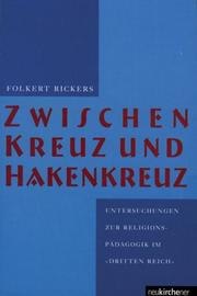 Cover of: Zwischen Kreuz und Hakenkreuz by Folkert Rickers