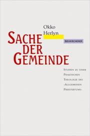 Cover of: Sache der Gemeinde: Studien zu einer praktischen Theologie des "allgemeinen Priestertums"