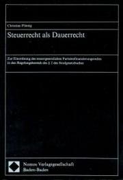 Steuerrecht als Dauerrecht by Christian Flämig