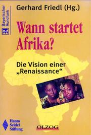 Cover of: Wann startet Afrika? by Gerhard Friedl (Hg.).