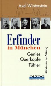 Cover of: Erfinder in München by Axel Winterstein