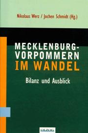 Cover of: Mecklenburg-Vorpommern im Wandel: Bilanz und Ausblick