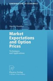 Market expectations and option prices by Martin Mandler