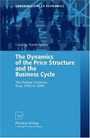 The Dynamics of the Price Structure and the Business Cycle by Cristina Nardi Spiller