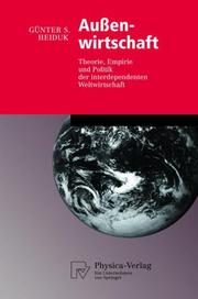 Cover of: Außenwirtschaft by Günter S. Heiduk