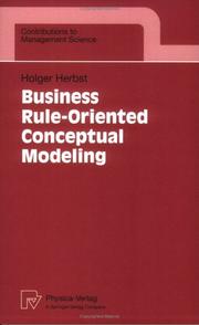 Cover of: Business rule-oriented conceptual modeling