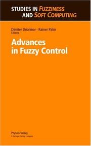 Cover of: Advances in Fuzzy Control (Studies in Fuzziness and Soft Computing)