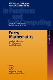 Cover of: Fuzzy mathematics | John N. Mordeson