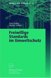 Cover of: Freiwillige Standards im Umweltschutz