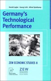 Cover of: Germany's Technological Performance (ZEW Economic Studies)