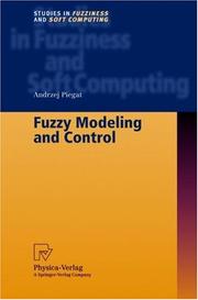 Cover of: Fuzzy Modeling and Control (Studies in Fuzziness and Soft Computing)