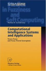 Cover of: Computational intelligence systems and applications | Marian B. GorzaЕ‚czany