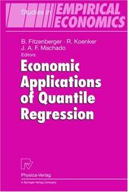 Cover of: Economic Applications of Quantile Regression (Studies in Empirical Economics)