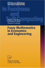 Cover of: Fuzzy mathematics in economics and engineering
