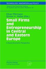 Small firms and entrepreneurship in Central and Eastern Europe by Oliver Pfirrmann