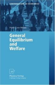 Cover of: General Equilibrium and Welfare