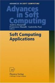 Cover of: Soft Computing Applications (Advances in Soft Computing) by 