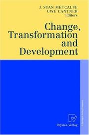 Cover of: Change, Transformation and Development by 