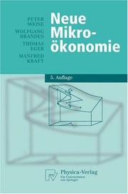 Cover of: Neue Mikroökonomie (Physica-Lehrbuch)