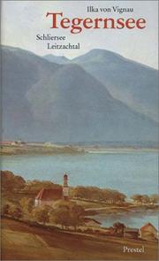 Cover of: Tegernsee by Vignau, Ilka, von.