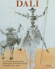 Cover of: Salvador Dalí: catalogue raisonné of etchings and mixed-media prints, 1924-1980
