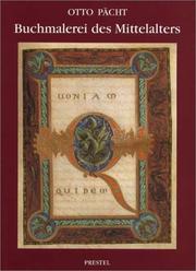 Cover of: Buchmalerei des Mittelalters. Eine Einführung. by Otto Pächt, Dagmar Thoss, Ulrike Jenni