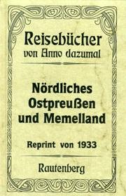 Cover of: Wasserwanderführer durch das nördliche Ostpreussen und das Memelland by Ernst Thomaschky