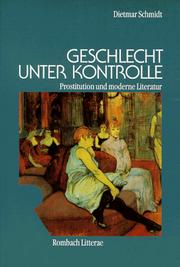 Cover of: Geschlecht unter Kontrolle: Prostitution und moderne Literatur