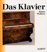 Cover of: Das Klavier.