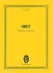 Cover of: Carmina Burana by Werner Thomas