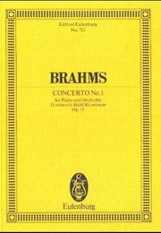 Cover of: Piano Concerto No. 1, Op. 15 in D Minor: Study Score